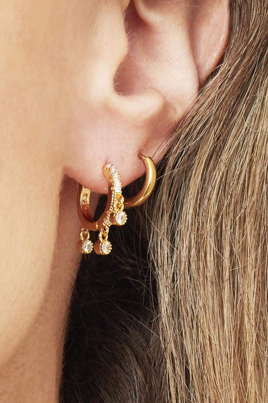 Little Hoops Earrings 1.2cm Stainless Steel