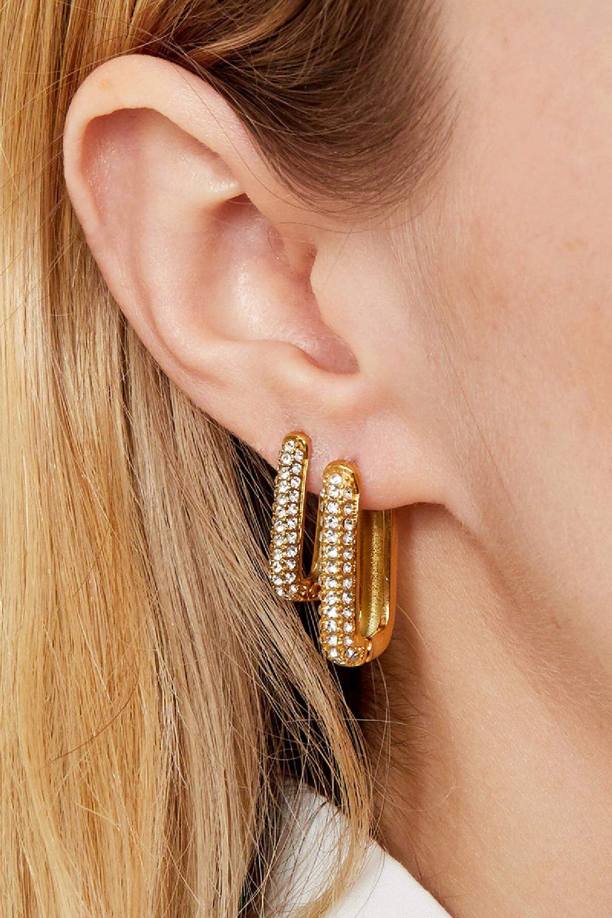 Shimmer Spark Stainless Steel Earrings