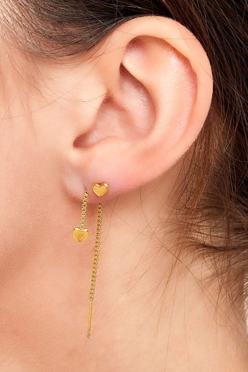 stainless steel stud heart