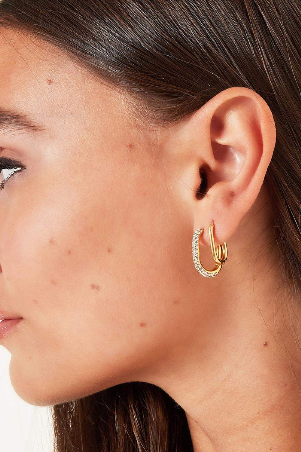 Oval hoops Stainless Steel