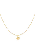 double clover necklace