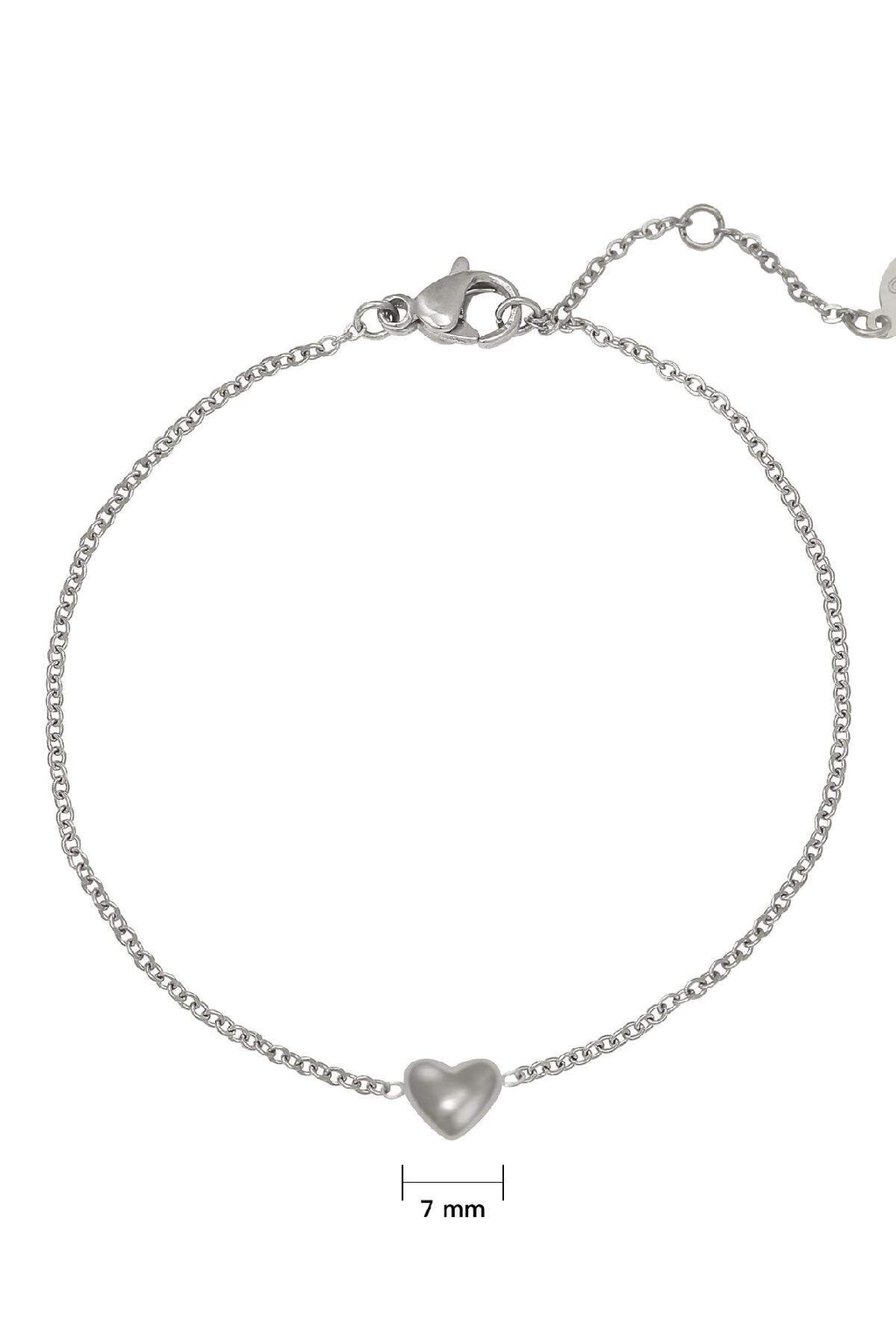 Bracelet Always in my Heart Silver Color Stainless Steel