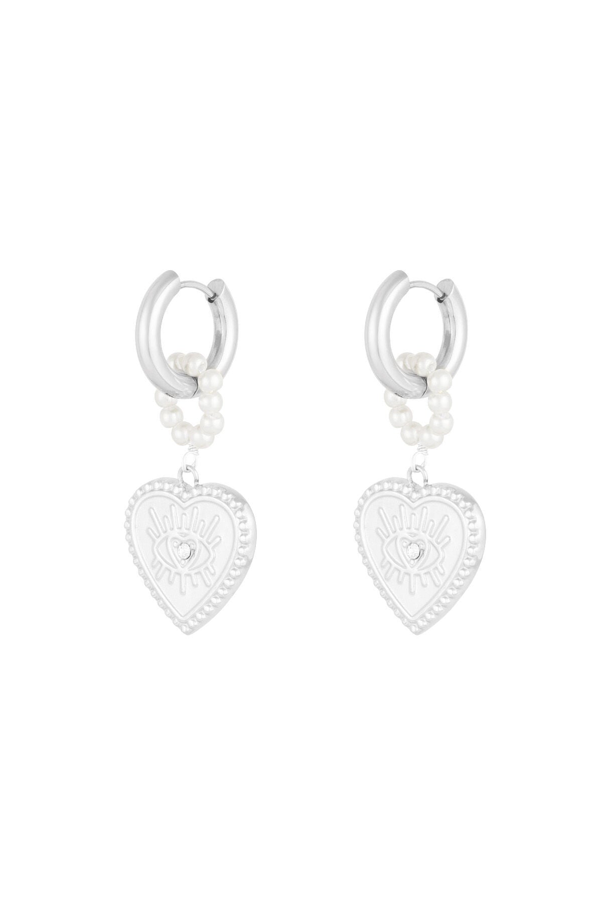 charming heart earrings