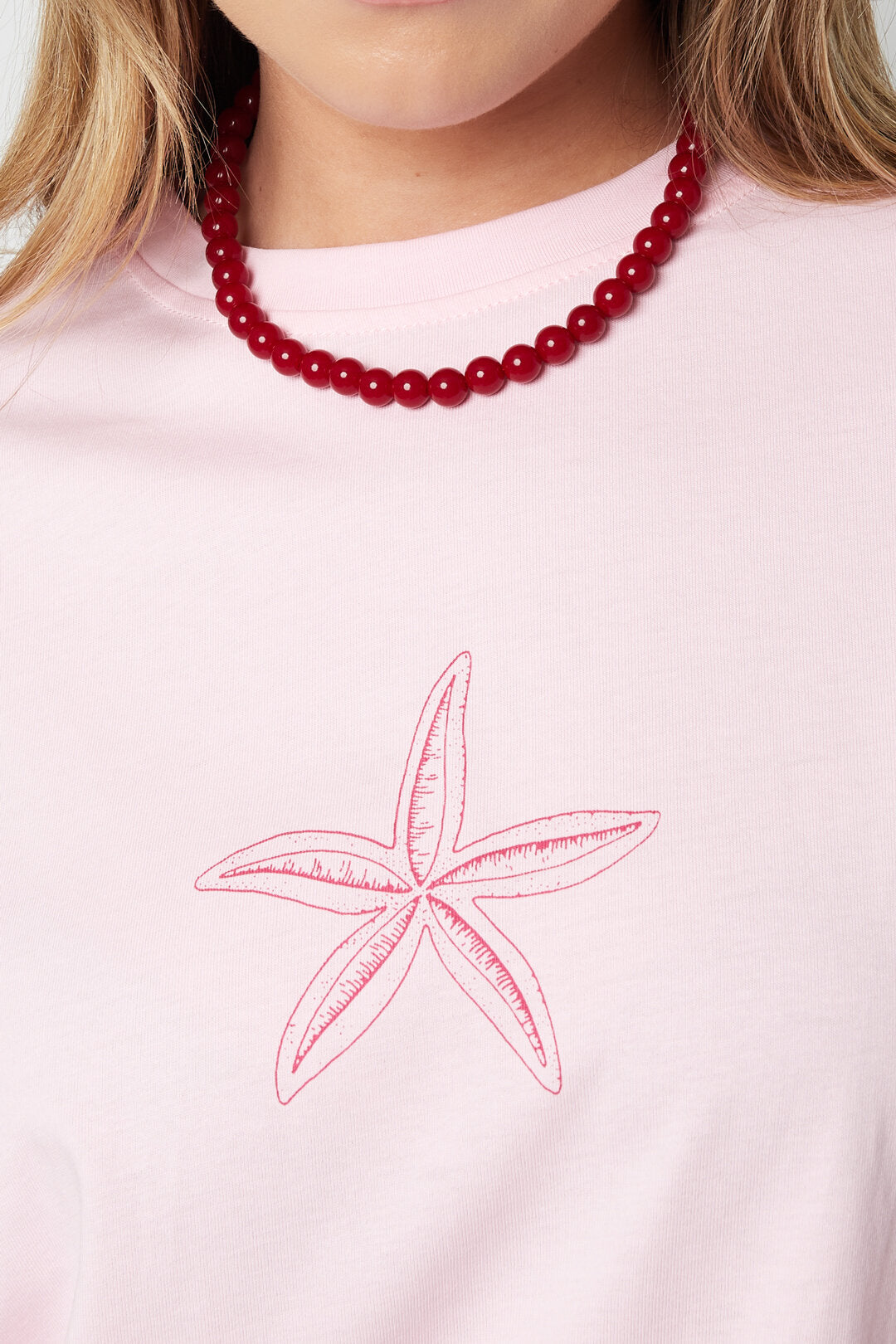 Necklace with medium beads-10mm