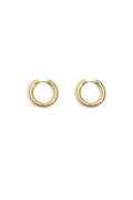 Basic hoop earrings - large Stainless Steel