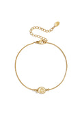 Minimalist bracelet with spiral shell