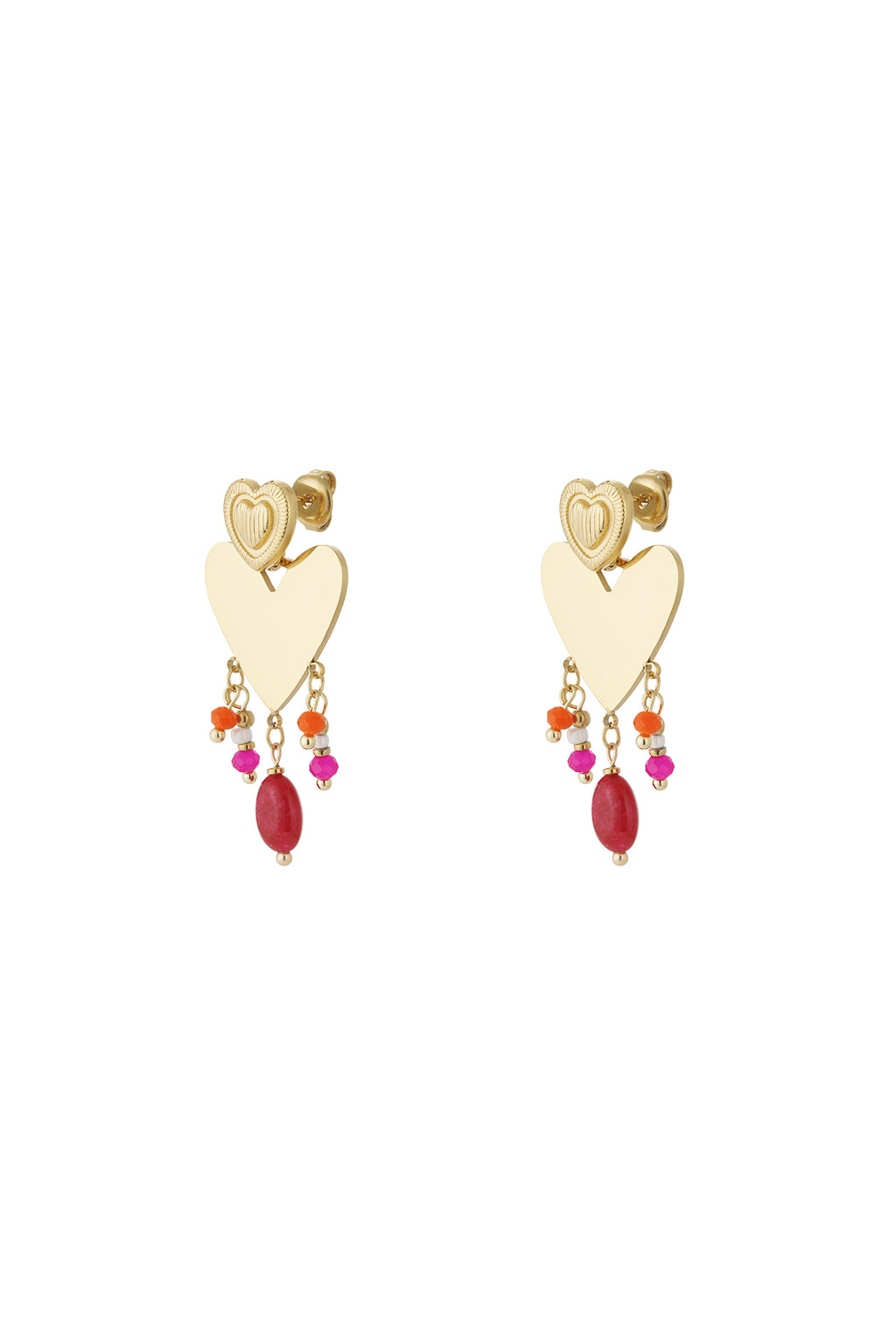 Heart drop Earrings
