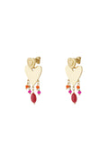 Heart drop Earrings