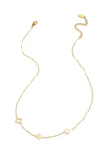 Necklace clovers  Gold Color Stainless Steel